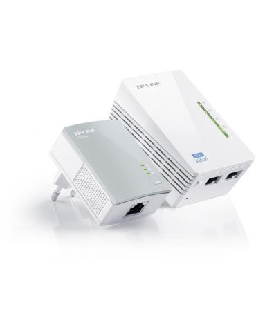 Tp-link adaptor powerline 300mbps extender wireless av600 kit homeplug av2