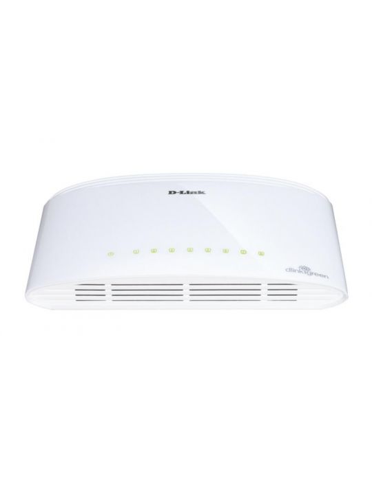 Switch d-link dgs-1005d 5 porturi gigabit capacity 10gbps fara management D-link - 1