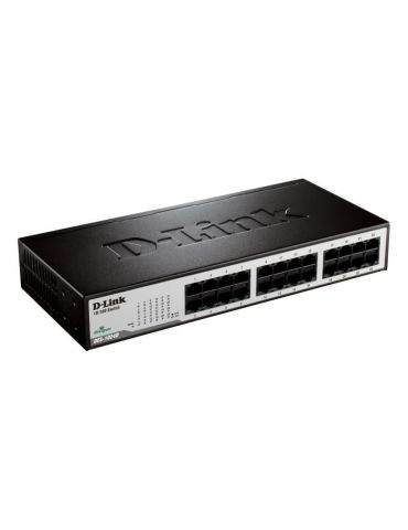 Switch d-link des-1024d 24 porturi 10/100mbps desktop / rackmount fara