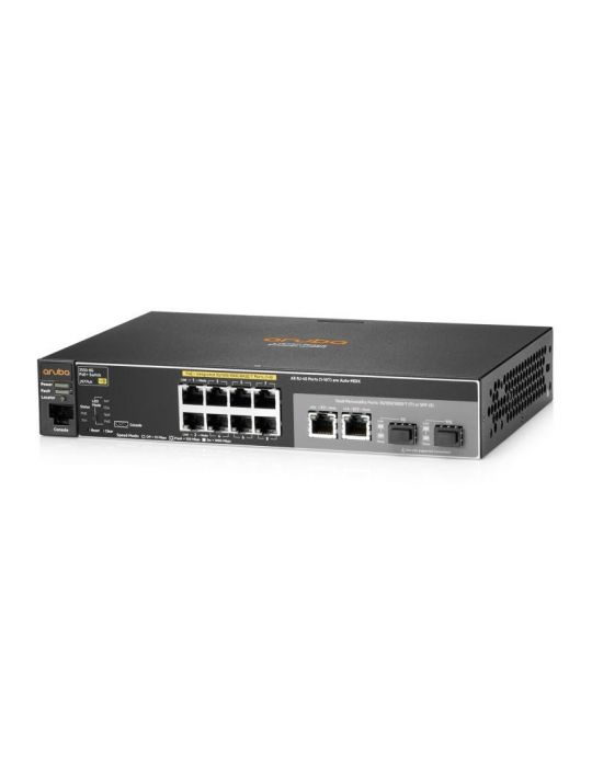 Hpe switch 2530 8 porturi gigabit 2 porturi dual-personality rackabilstackabil Aruba networks - 1