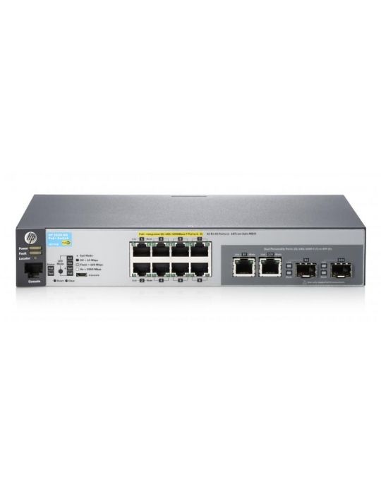 Hpe switch 2530 8 porturi gigabit 2 porturi dual-personality rackabilstackabil Aruba networks - 1