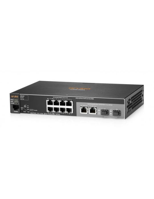 Hpe switch 2530 8 porturi gigabit 2 porturi dual-personality rackabillayer Aruba networks - 1