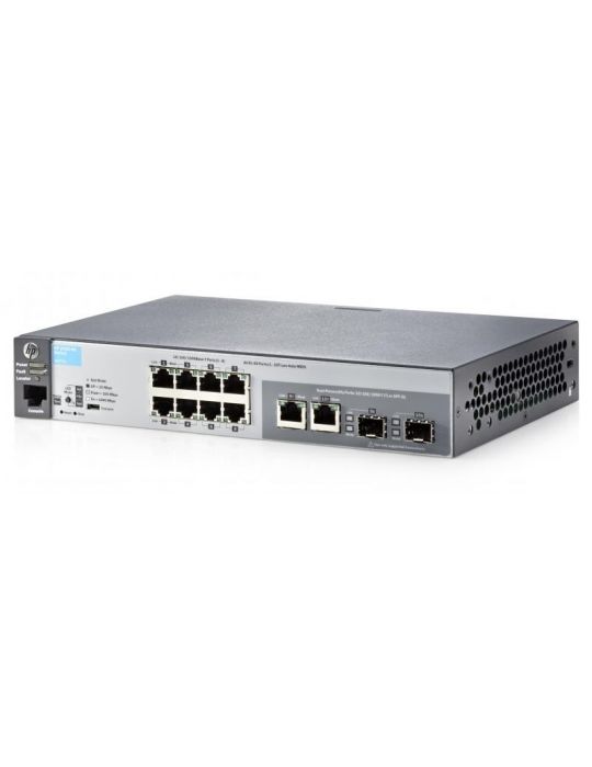 Hpe switch 2530 8 porturi gigabit 2 porturi dual-personality rackabillayer Aruba networks - 1