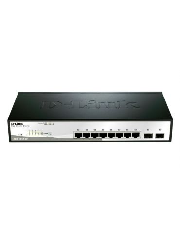 Switch d-link dgs-1210-10 8 porturi gigabit 802.3 2 porturi combo1000baset/sfp