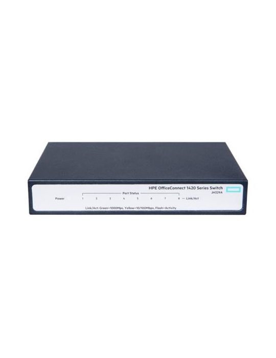 Hpe switch 1410 8 porturi gigabit porturi layer 2 unmanaged Aruba networks - 1