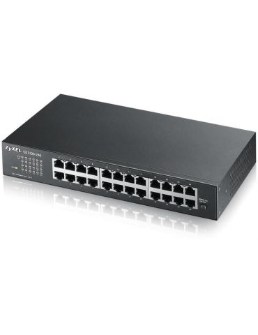 Zyxel gs1100-24e 24-port gbe unmanaged switch