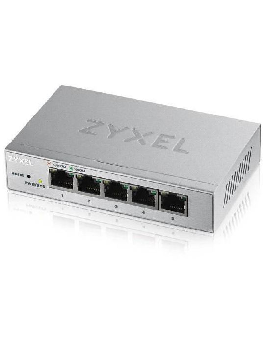 Zyxel gs1200-5 5-port gbe web smart metal switch fanless Zyxel - 1
