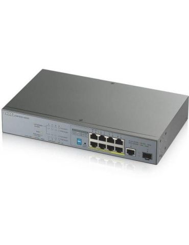 Zyxel gs1300-10hp-eu0101 10-port switch 9x 100/1000 mbps (8x poe) 802.3at