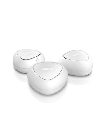 D-link ac1200 whole home wi-fi system (3 pack) covr-c1203 2*10/100/1000mbps