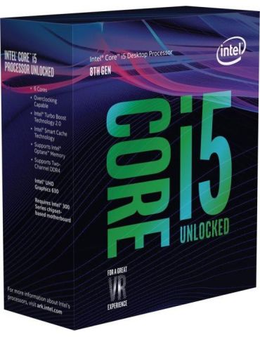 Procesor intel coffee lake i59600k processor frequency: 3.70/ 4.60 ghz