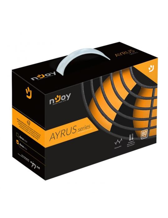 Sursa atx njoy 450w ayrus 450 eff 80% 12v 2.3 Njoy - 1