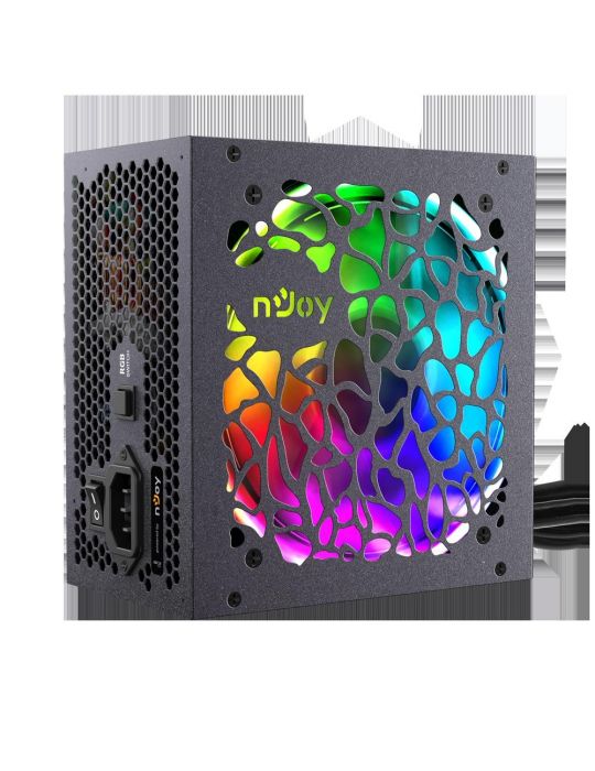 Sursa atx 600w njoy freya 600 600w intelligent auto-thermal fan Njoy - 1