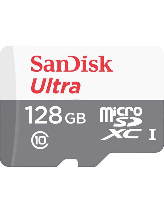 Micro secure digital card sandisk ultra 128gb clasa 10 reading Sandisk - 1