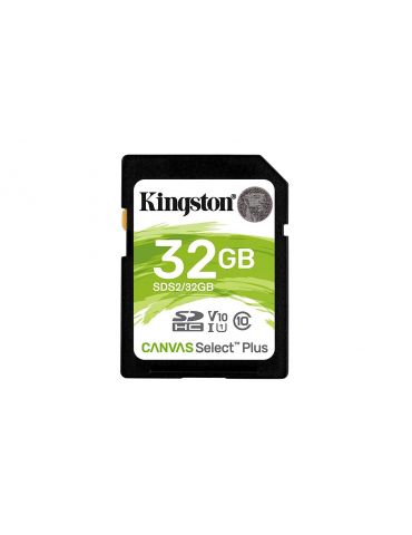 Sd card kingston 32gb canvas select plus clasa 10 uhs-i