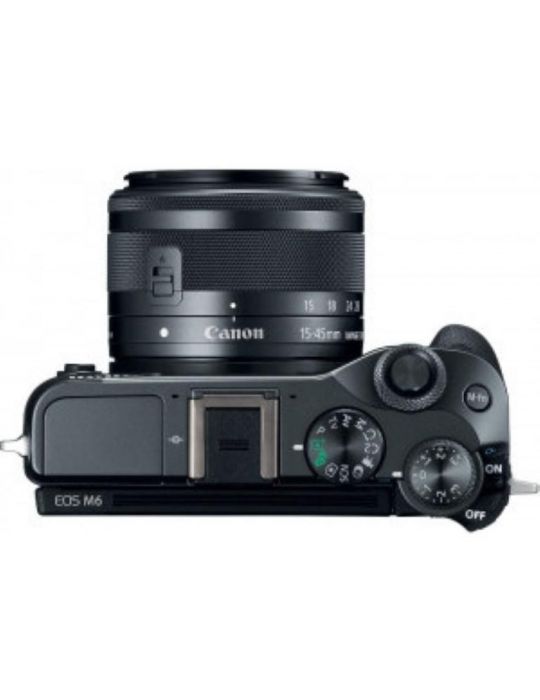 Camera foto canon eos m6 ef-m 15-45mm 24.2mpx obiectiv ef-m Canon - 1