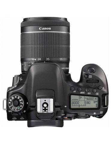 Camera foto canon eos80d kit+ obiectiv ef-s 18-55is stm 24mp