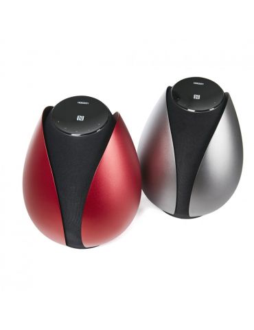 Tulip hi-fi  speakers hav-m1200r / system 2.1  w/ aluminum housing