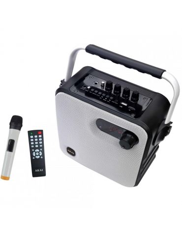 Boxa portabila akai abts-t5 cu bluetooth si microfon wireless outputpower:30w