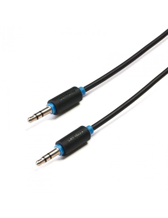 Cablu audio serioux jack stereo 3.5mm tata - jack stereo Serioux - 1