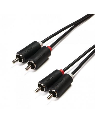 Cablu audio serioux 2 porturi rca tata - 2 porturi