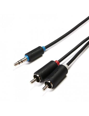 Cablu audio serioux jack stereo 3.5mm tata - 2 porturi