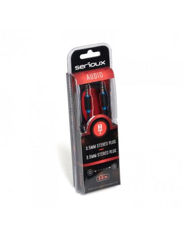 Cablu audio serioux jack stereo 3.5mm tata - jack stereo