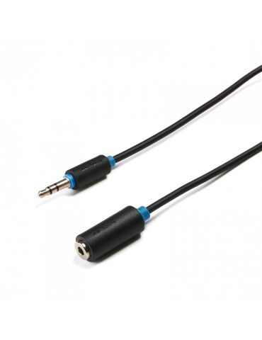 Cablu prelungitor audio serioux jack stereo 3.5mm tata - jack