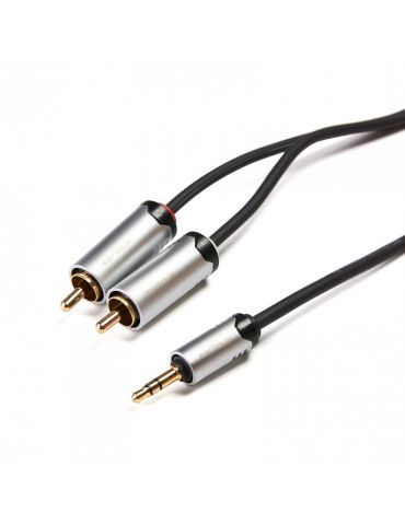Cablu audio serioux premium gold jack stereo 3.5mm tata -