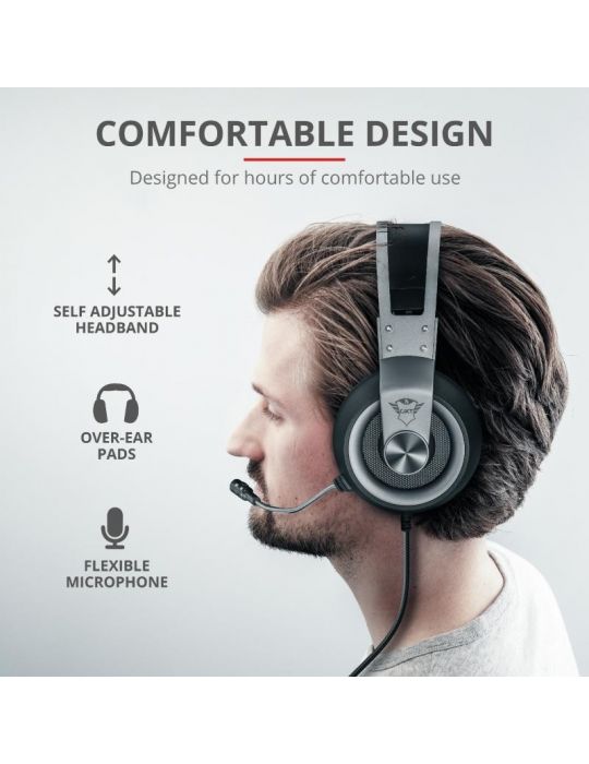 Casti cu microfon trust gxt 430 ironn gaming headset  
specifications Trust - 1
