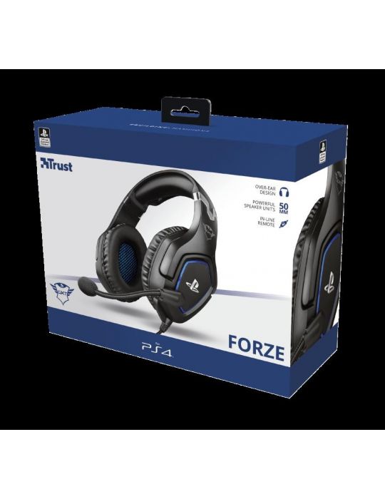 Casti cu microfon gxt 488 forze ps4 gaming headset playstation® Trust - 1