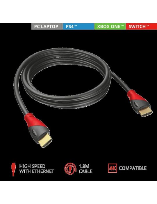 Cablu hdmi trust gxt 730 hdmi cable for ps4 & Trust - 1