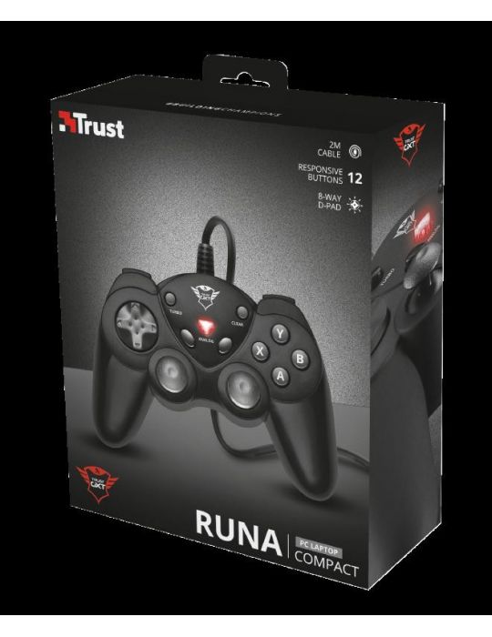 Trust gxt 24 runa compact gamepad  
specifications general driver needed Trust - 1