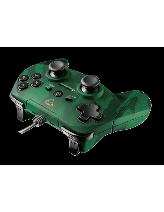 Gamepad trust gxt 540c yula wired gamepad - camo  specifications Trust - 1