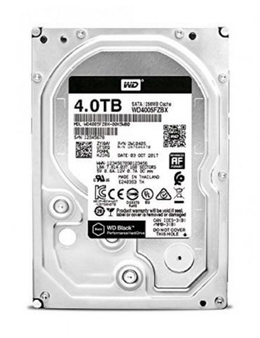 Hdd intern wd 3.5 4tb black sata3 7200rpm 256mb