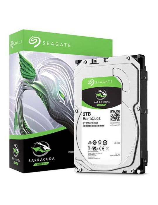 Hdd intern seagate barracuda 3.5 2tb sata3 7200rpm 256mb Seagate - 1