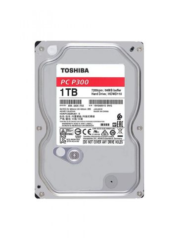 Hdd intern toshiba p300 3.5 1tb sata3 7200rpm 64mb