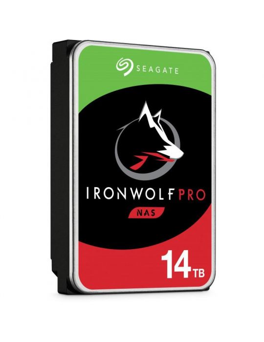 Hdd intern seagate 3.5 14tb ironwolf pro sata 6gb/s 7200rpm Seagate - 1