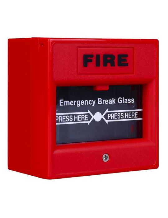 Buton de incendiu cu geam de sticla rosu nd-ebg911 Other - 1