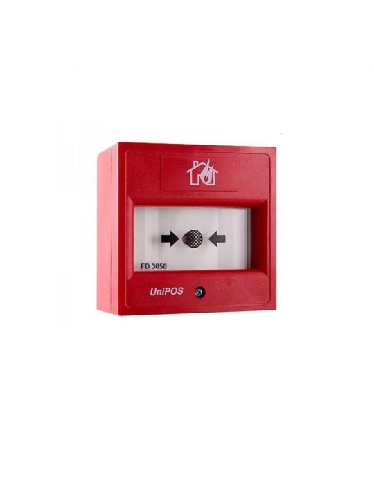 Buton de incendiu unipos fd3050 conventional de interior elementactivare din Unipos - 1