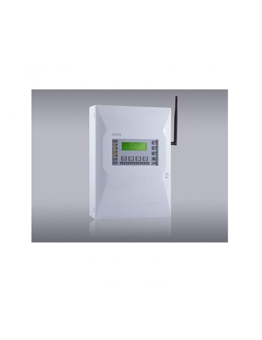 Wireless addressable fire alarm control panel vit01:- up to 32 Unipos - 1