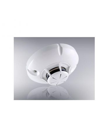 Wireless combined optical-smoke and rate of rise heat detector (base