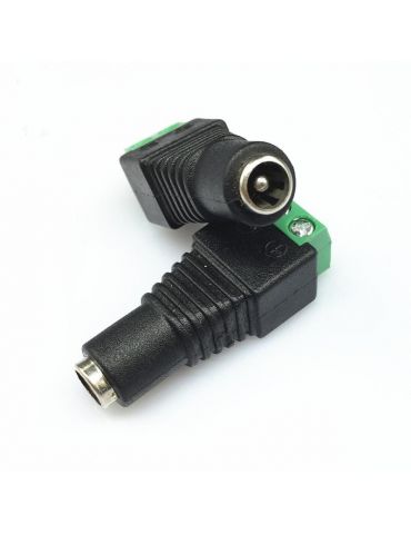 Conector de alimentare (mama) 12v cu surub 5.5*2.1mm ln-ct01g pachet