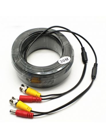Cablu video si alimentare 30 metri ln-ec04-30m conectori dc si