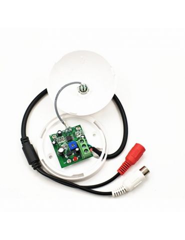 Microfon audio cu preamplificator ln-sm04 pentru camere de supraveghere video