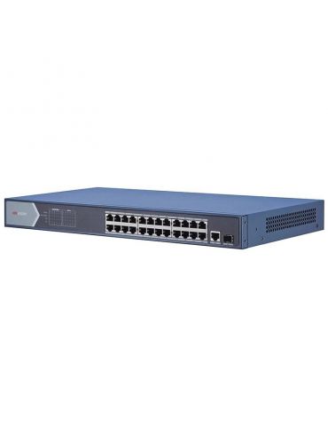 Switch 24 porturi poe gigabit hikvision ds-3e0526p-e l2 unmanaged 24