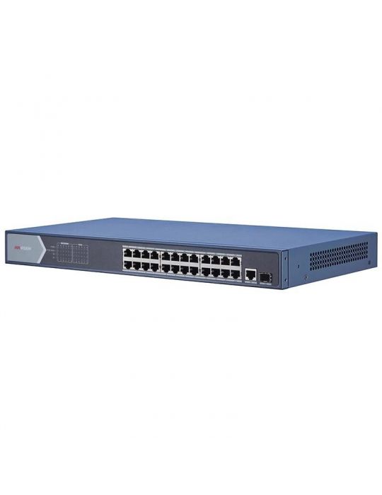 Switch 24 porturi poe gigabit hikvision ds-3e0526p-e l2 unmanaged 24 Hikvision - 1