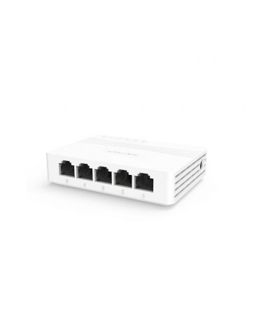 Switch 8 porturi gigabit hikvision ds-3e0508d-e l2 unmanaged 8 gigabit