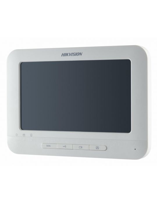 Monitor videointerfon color hikvision ds-kh6310-w 7touch-screenindoorstation 7-inch colorful tft lcd Hikvision - 1