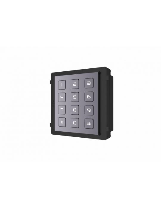 Modul de extensie videointerfon cu tastatura hikvision ds-kd-kp permite formarea codului Hikvision - 1