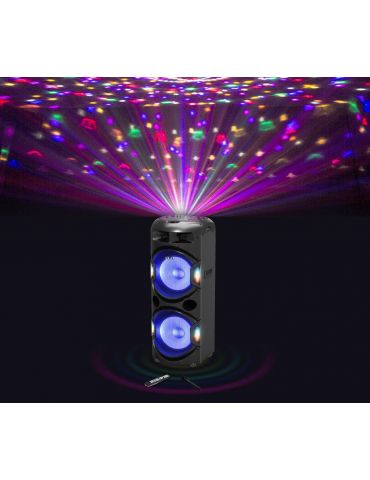 Boxa activa fixa akai dj-y5l bluetooth speaker with discoball lights